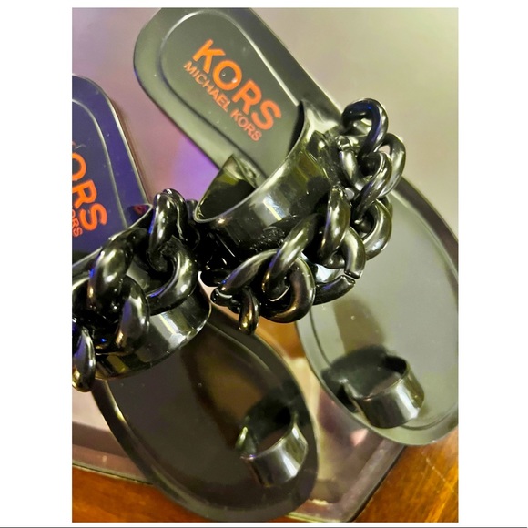 Black Michael Kors Sandals Size 6 - Picture 3 of 3